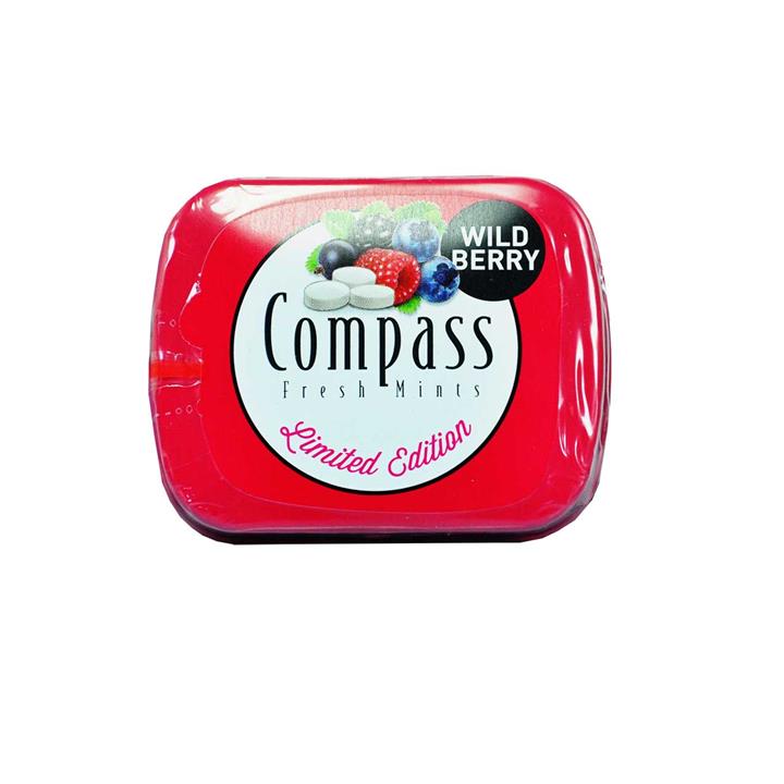 آبنبات ( خوشبو کننده دهان ) توت های جنگلی کومپاس – compass